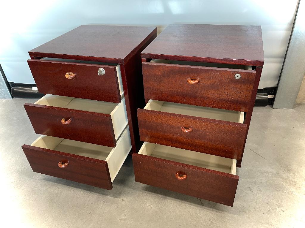 2x ladekastje op wielen, Ophalen, Gebruikt