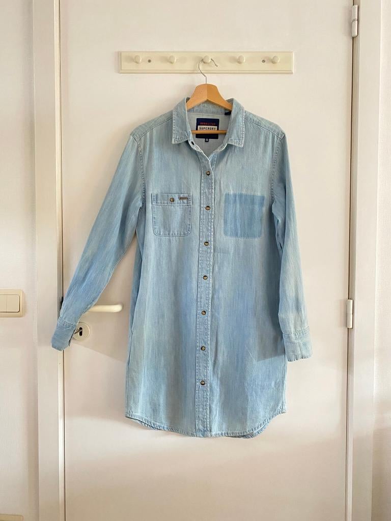 Superdry - jeansjurk - maat S, Nieuw, Maat 36 (S), Boven de knie, Superdry