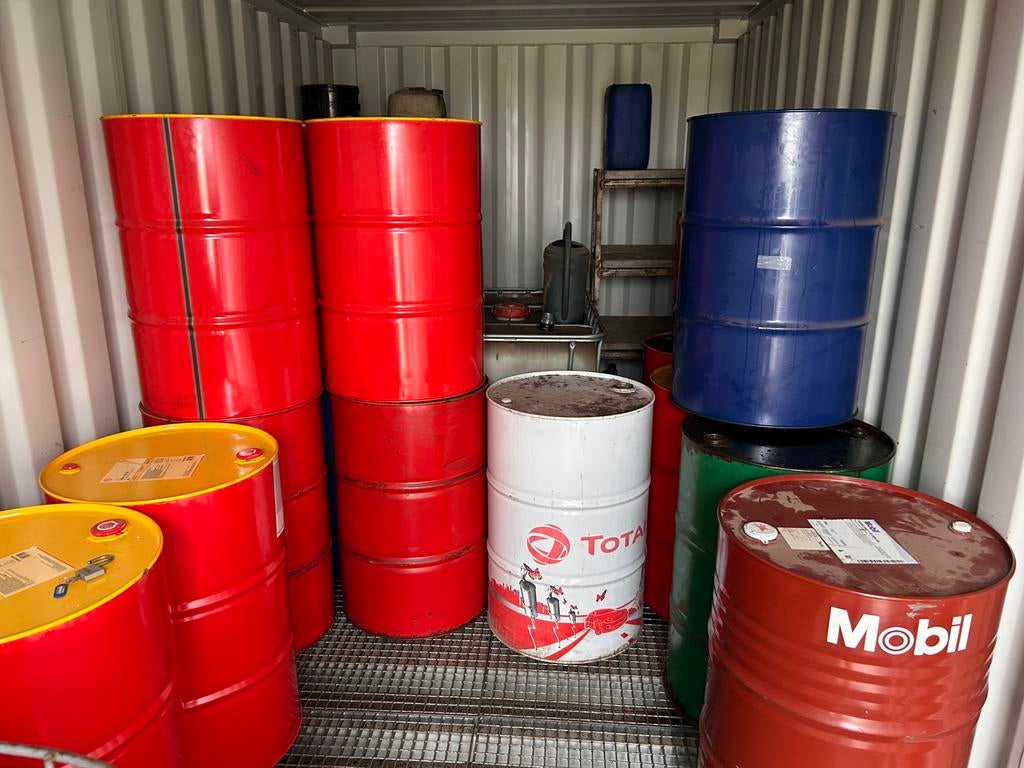 Gereserveerd - Lege olie vaten, Enlèvement ou Envoi, Comme neuf