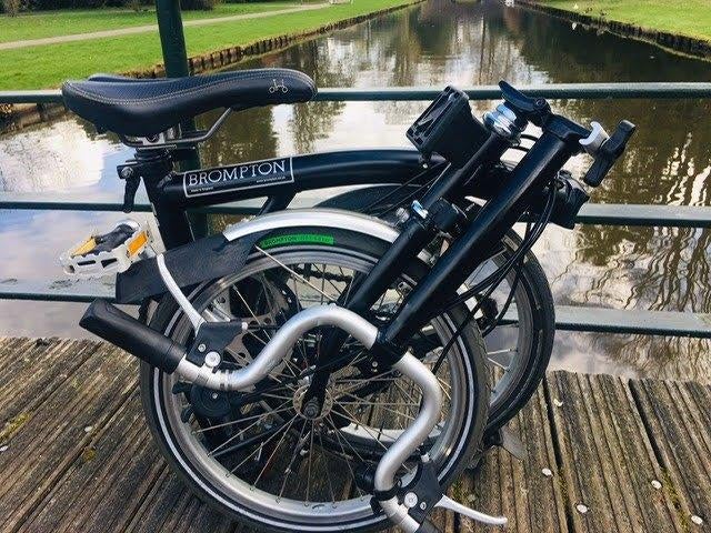 Vélo pliant Brompton d'occasion en promotion, Vélos & Vélomoteurs, Vélos | Vélos pliables, Utilisé, Brompton, Vitesses, Enlèvement ou Envoi