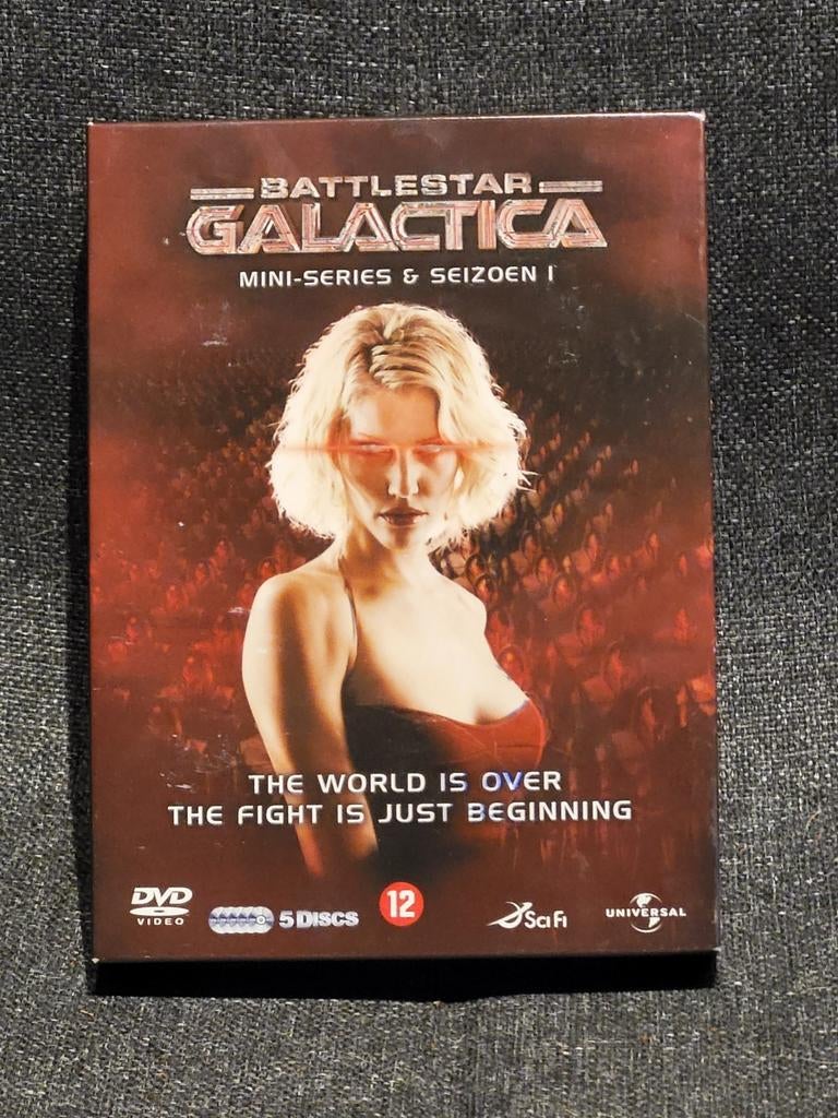 Dvd box 'Battlestar Galactica' Mini-series & Seizoen 1 5 dvd, Gebruikt, Boxset, Ophalen of Verzenden, Science Fiction