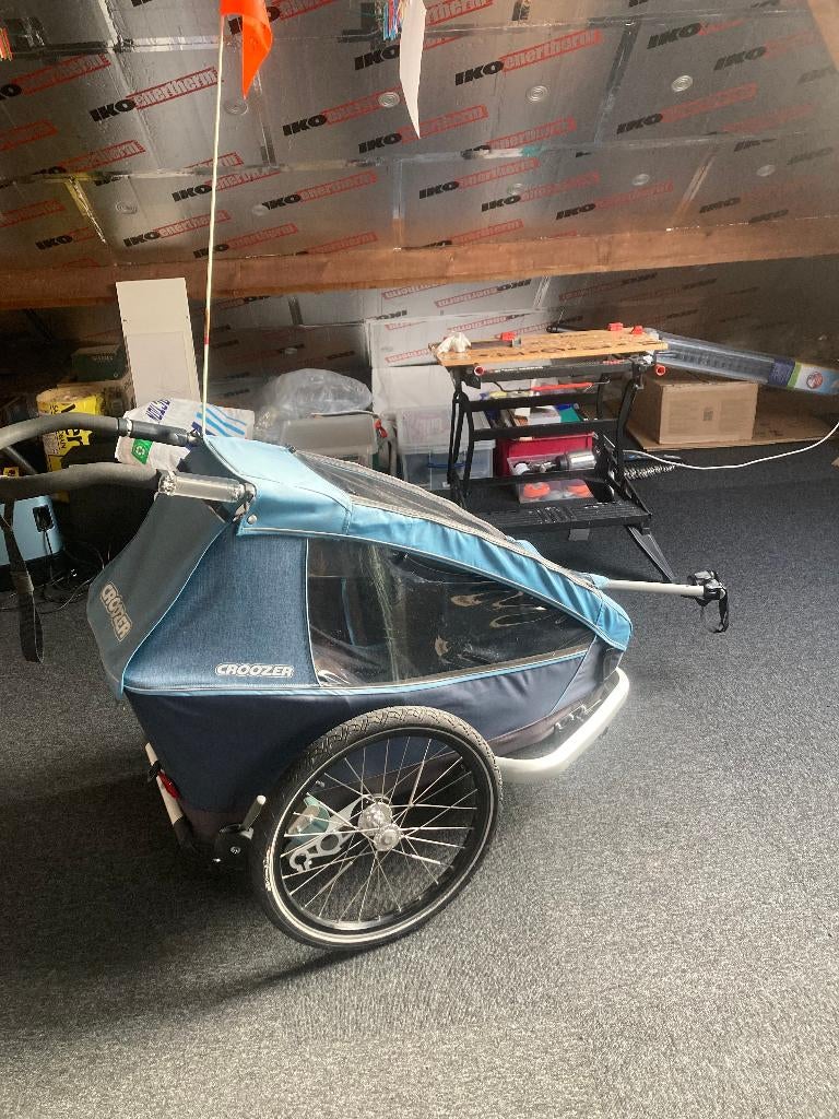 Croozer Kid Plus for 1., Fietsen en Brommers, Ophalen, Gebruikt, Opvouwbaar, Kinderkar