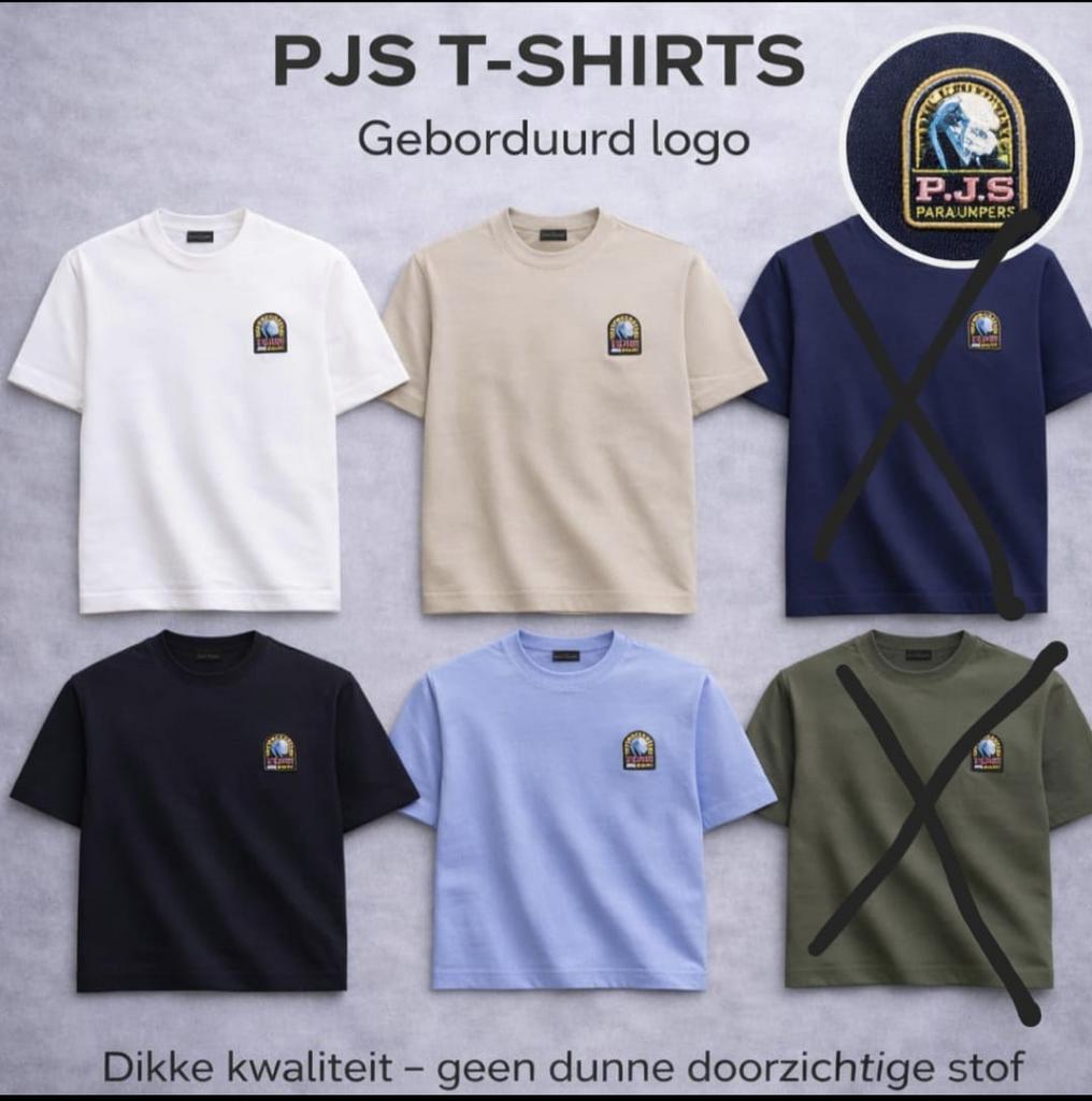 Stone island of parajumpers t-shirt, Kleding | Heren, Ophalen of Verzenden, Nieuw, Wit