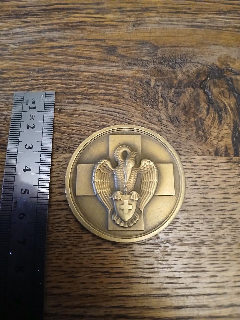 Medaille croix rouge don de sang version NL, Envoi, Bronze