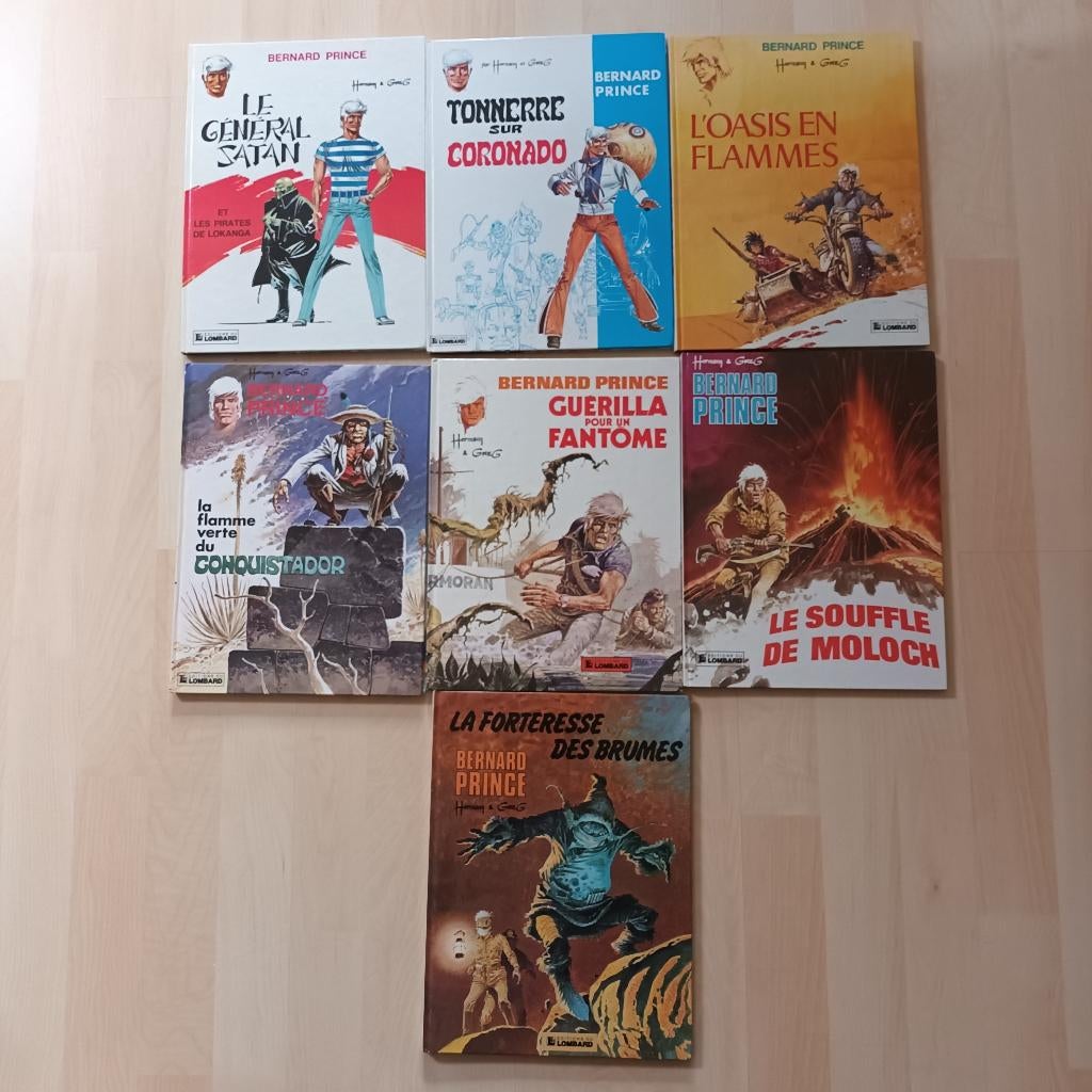 BD Bernard Prince lot de 7 albums, Livres, BD, Plusieurs BD, Enlèvement ou Envoi, Hermann & Greg, Utilisé