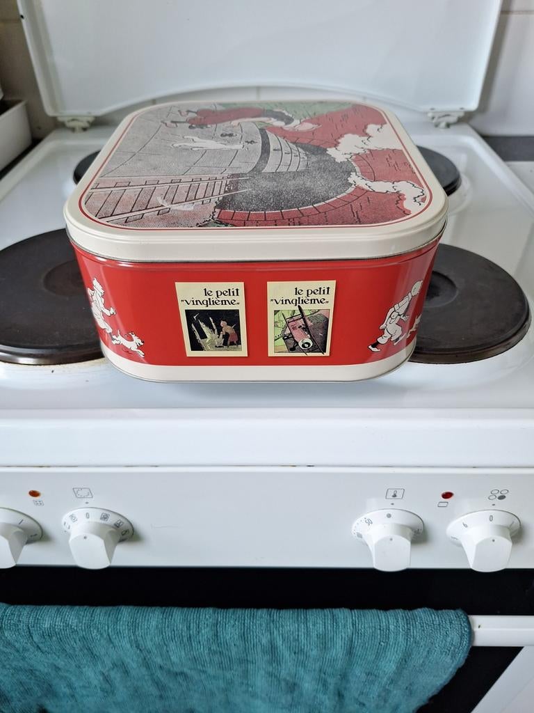 Kuifje koeken blik, Ophalen