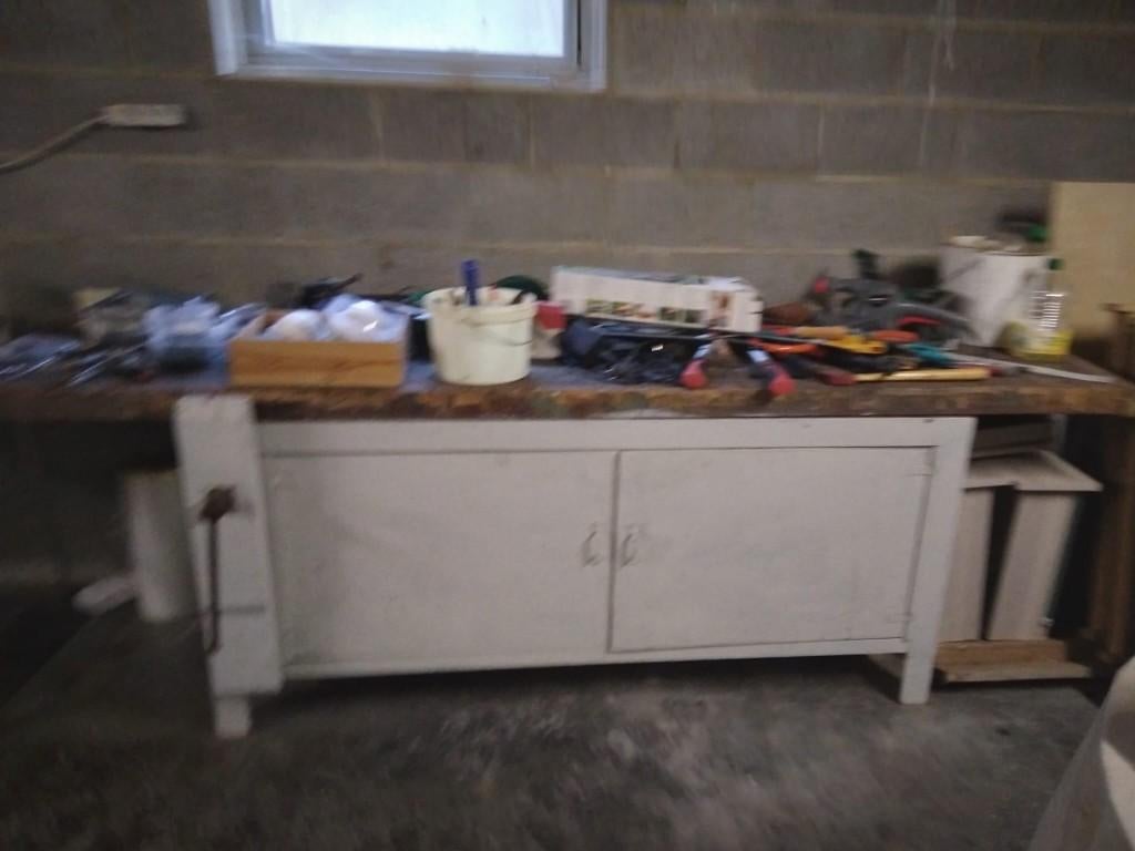 Werkbank, Enlèvement, Utilisé, 170 cm ou plus, Étau