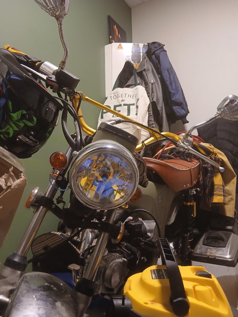 Brommer dax geen honda klasse A, Vélos & Vélomoteurs, Comme neuf, Enlèvement, Classe A (25 km/h), 4 vitesses