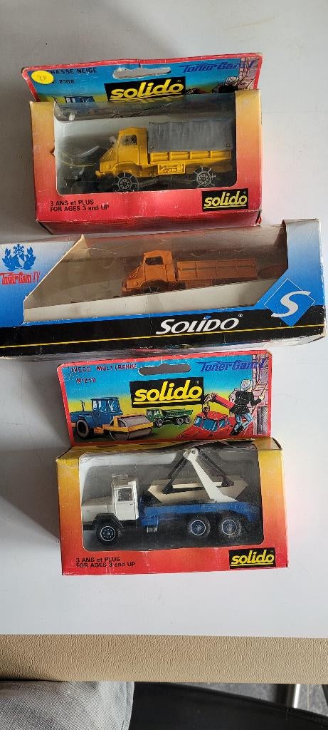 lot oude solido auto's, Ophalen of Verzenden, Auto, Solido