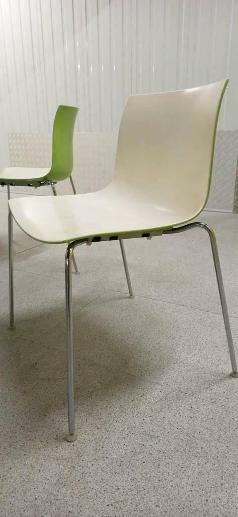 Design stoelen Arper, Ophalen, Wit, Zo goed als nieuw, Vier