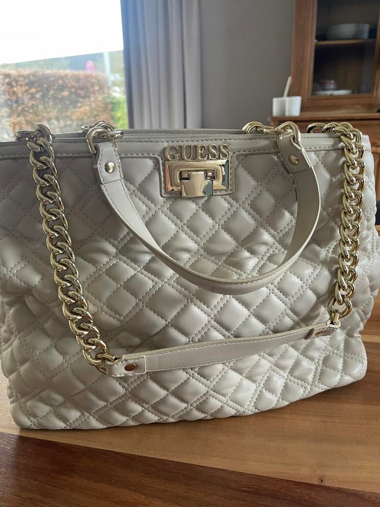 Beige Guess handtas, Ophalen, Nieuw, Wit, Handtas