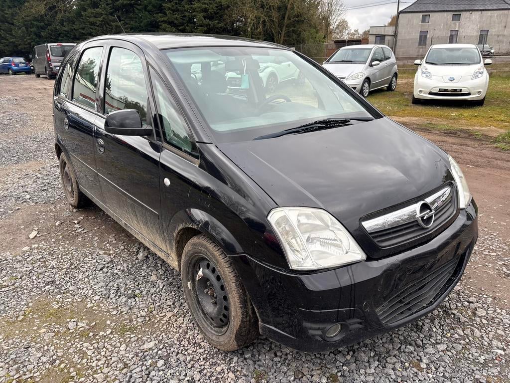 Opel Meriva 1.4 essence Marchand export, Auto's, Stof, Zwart, 4 cilinders, Zwart