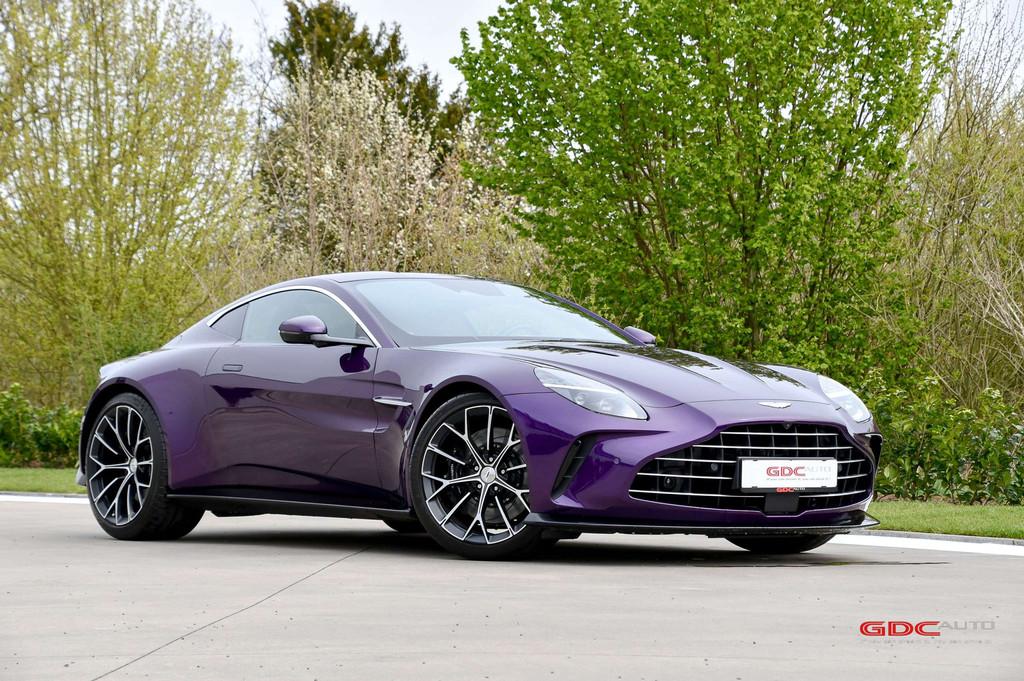 Aston Martin Vantage Coupé I PPF I Storm Purple, Autos, Aston Martin, Cuir, Autres modèles, Achat, 3982 cm³
