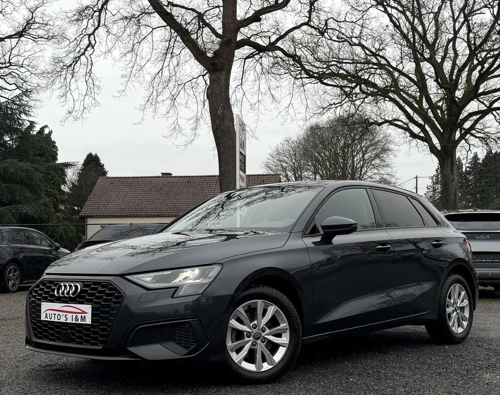 Audi A3 30 TDI S tronic 2021 LED Camera Carplay Garantie!, Cuir, Argent ou Gris, Achat, 4 portes