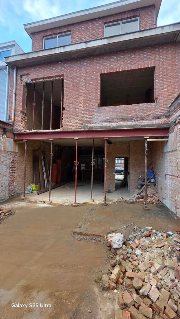 Poutrel plaatsen-trapgat maken.0466498753