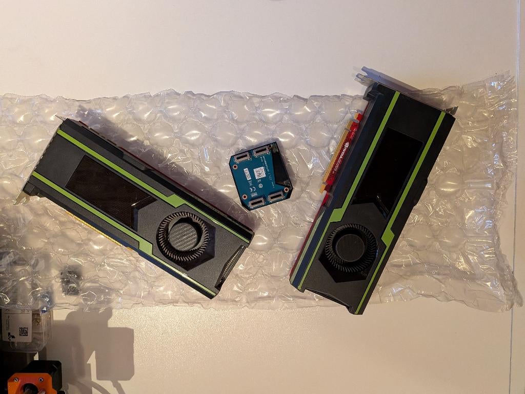 2 Cartes NVIDIA GTX 1080 Ti 11GB SLI, Computers en Software, Videokaarten, Ophalen, Zo goed als nieuw, Nvidia, PCI
