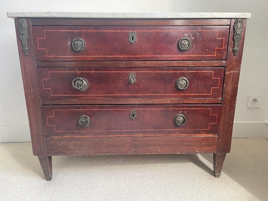 Commode 3 tiroirs, Ophalen, Gebruikt, Overige houtsoorten