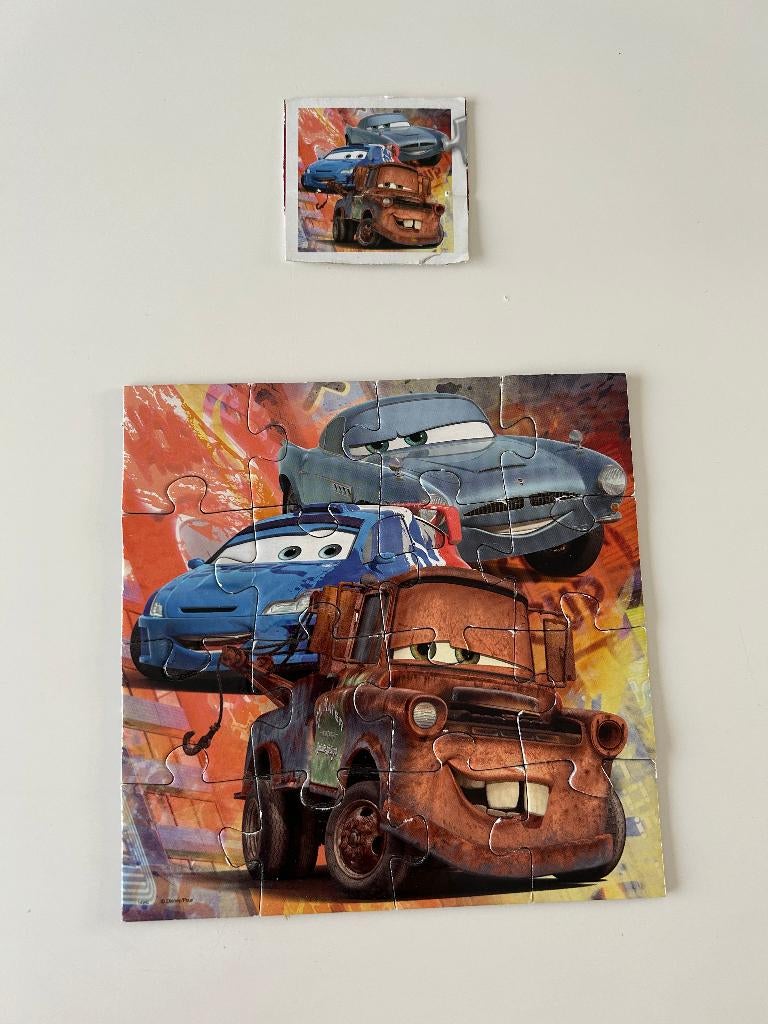 Puzzel Cars 16 stuks, Ophalen of Verzenden