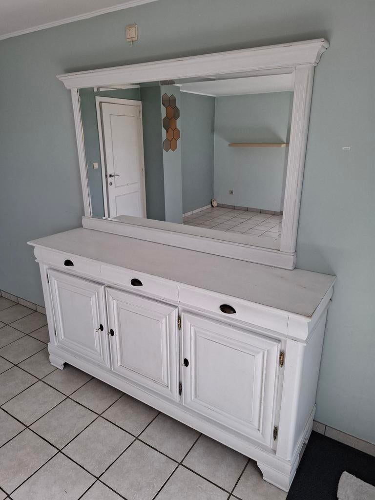 Landelijk dressoir met spiegel, Huis en Inrichting, Ophalen