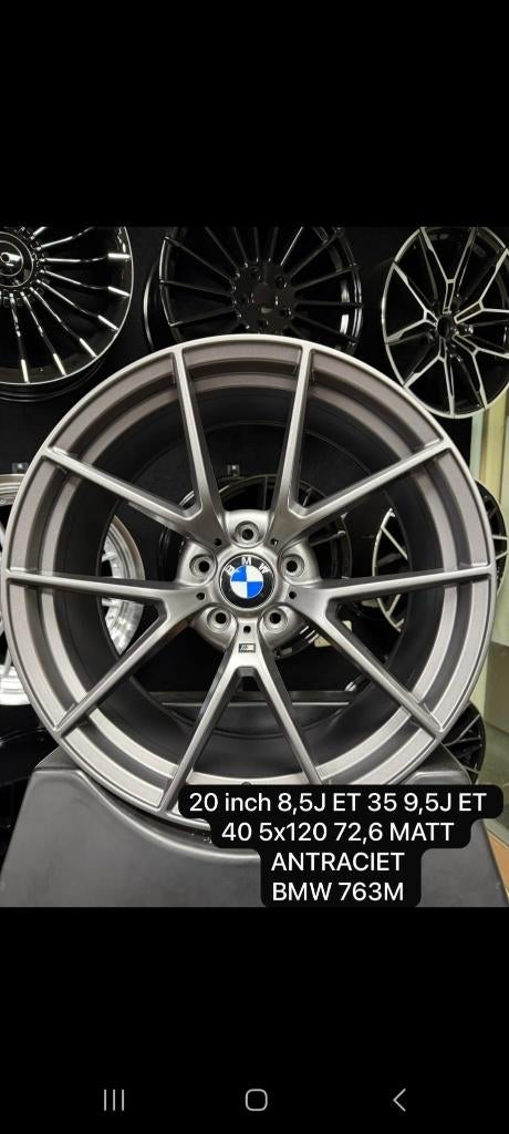 20 inch 5x120 replica style 763 bmw look, Autos : Pièces & Accessoires, Pneus & Jantes, Neuf, Véhicule de tourisme, Autre, Enlèvement