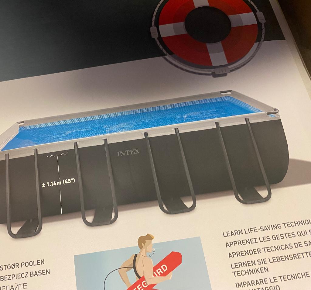 Piscine Intex neuve, Tuin en Terras, Zwembaden, 200 tot 300 cm, Nieuw, Rechthoekig, Ophalen