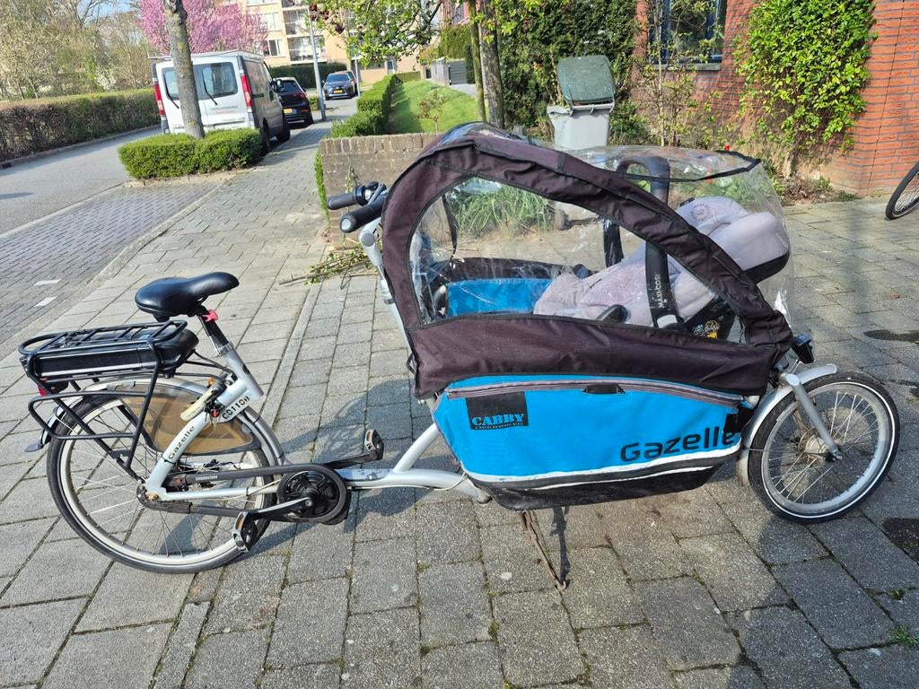 Gazelle cabby elektrische bakfiets, Fietsen en Brommers, Ophalen, Gazelle, Elektrisch