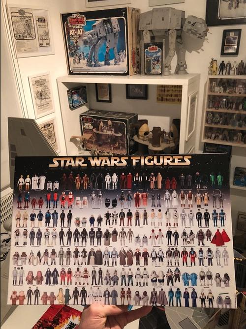 Cadre figurines star wars vintage, Enlèvement ou Envoi, Utilisé