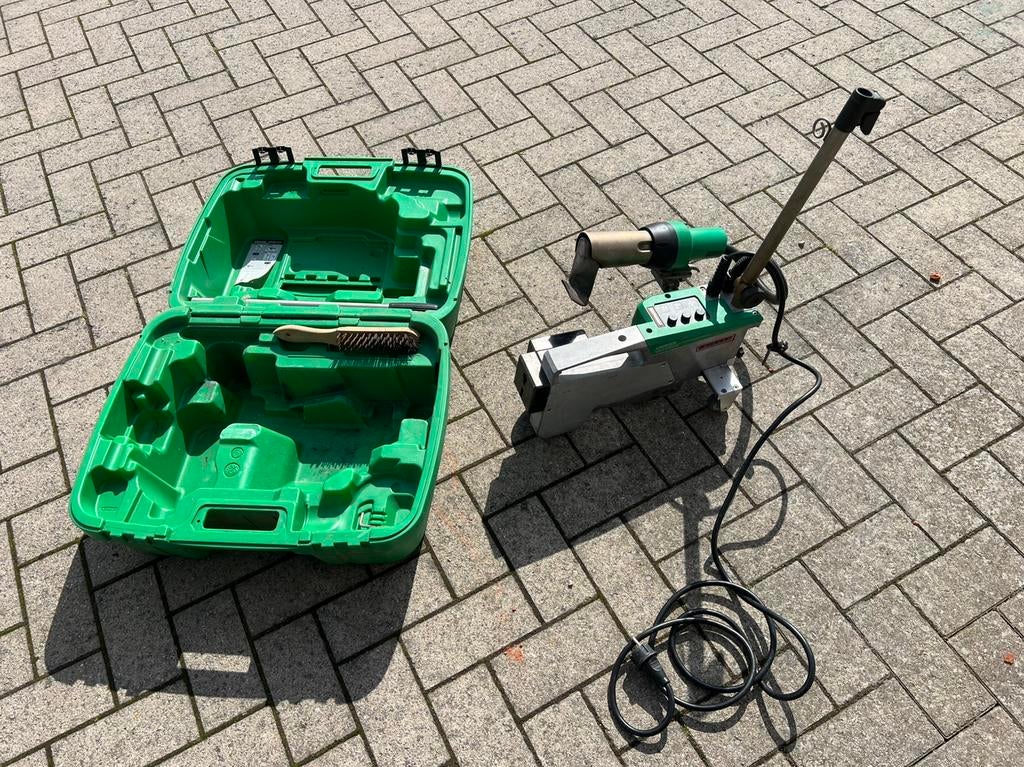 Leister hetelucht lasautomaat, Ophalen, Zo goed als nieuw