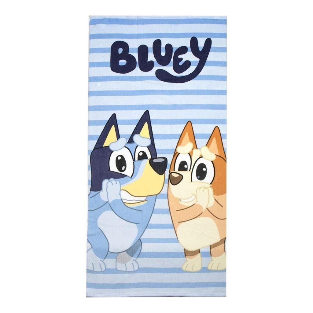 Bluey en Bingo Badlaken / Strandlaken - Sneldrogend, Bluey, Jongen of Meisje, One size, Nieuw