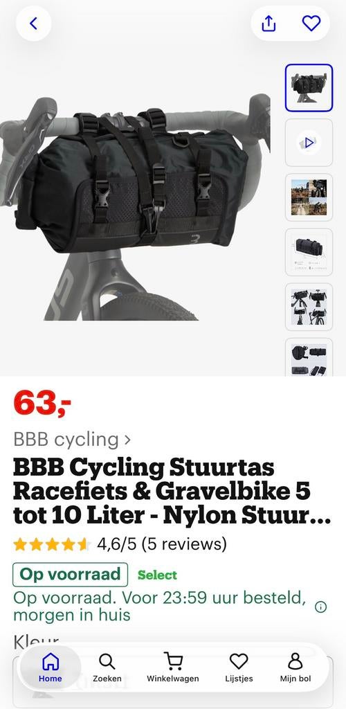 Fietsstuurtas BBB Cycling, Fietsen en Brommers, Fietsaccessoires | Fietstassen, Ophalen, Gebruikt