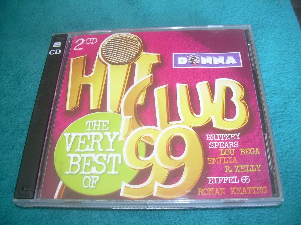 2 CD S - RADIO DONNA - HITCLUB 99 - THE VERY BEST, Ophalen of Verzenden, Zo goed als nieuw, Dance