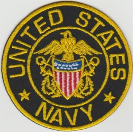 United States Navy stoffen opstrijk patch embleem, Verzamelen, Kleding en Patronen, Verzenden, Nieuw