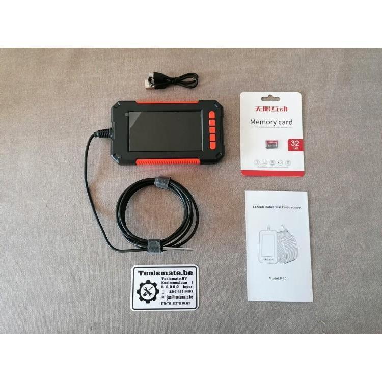 Endoscoop camera en foto functie met HD scherm 3,9 mm camera, Verzenden