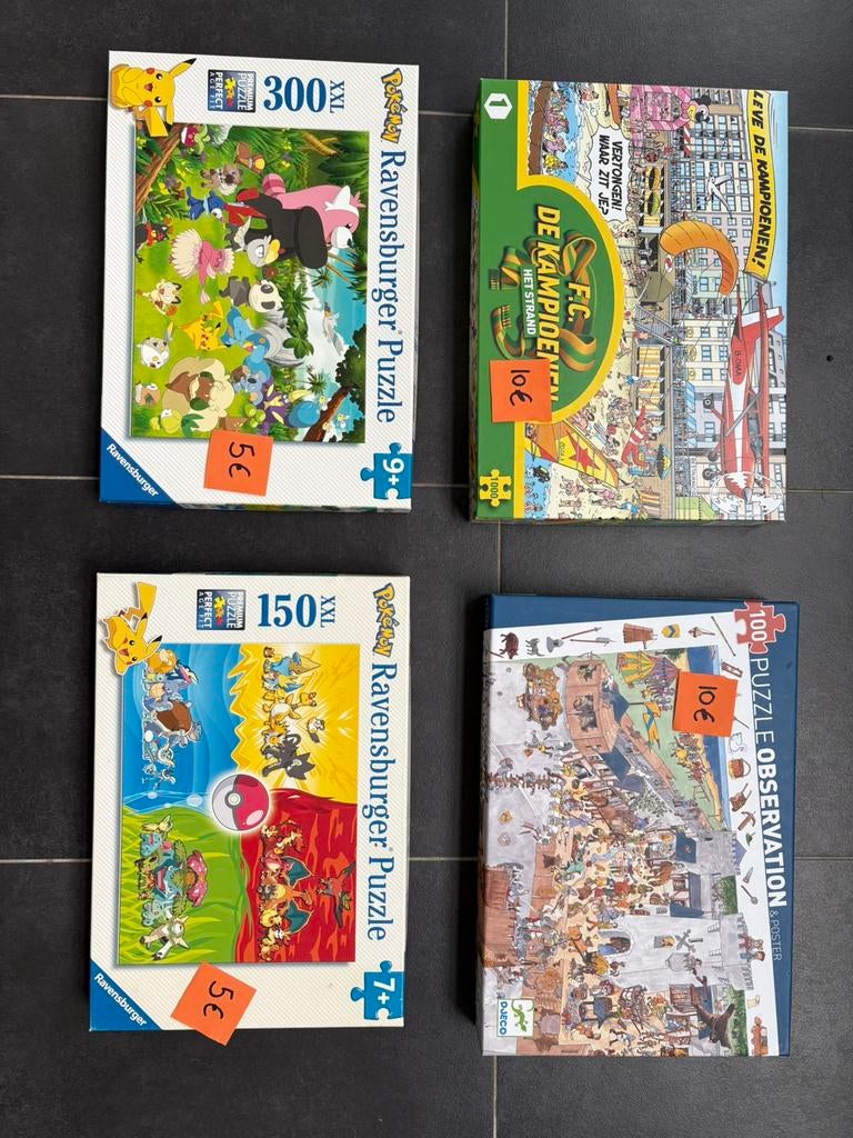 Gezelschapsspelen, puzzles…, Ophalen, Gebruikt
