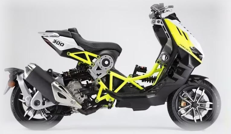 Italjet Dragster 300, Motoren, 300 cc, Bedrijf, 1 cilinder, 12 t/m 35 kW