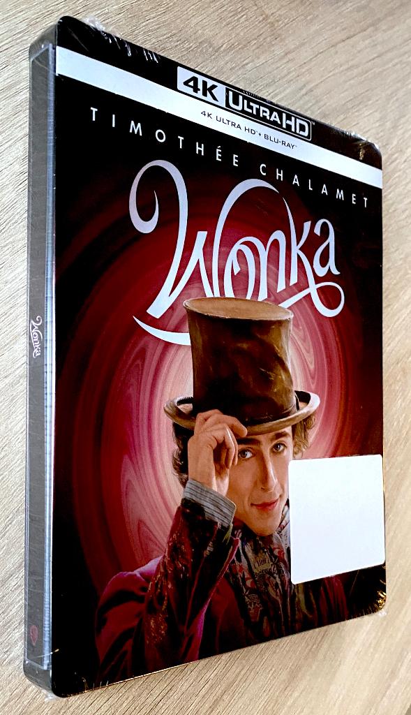 WONKA (Audio NL & OTNL) STEELBOOK 4KUHD // NIEUW / Sub CELLO, Ophalen of Verzenden, Nieuw in verpakking, Kinderen en Jeugd, Boxset