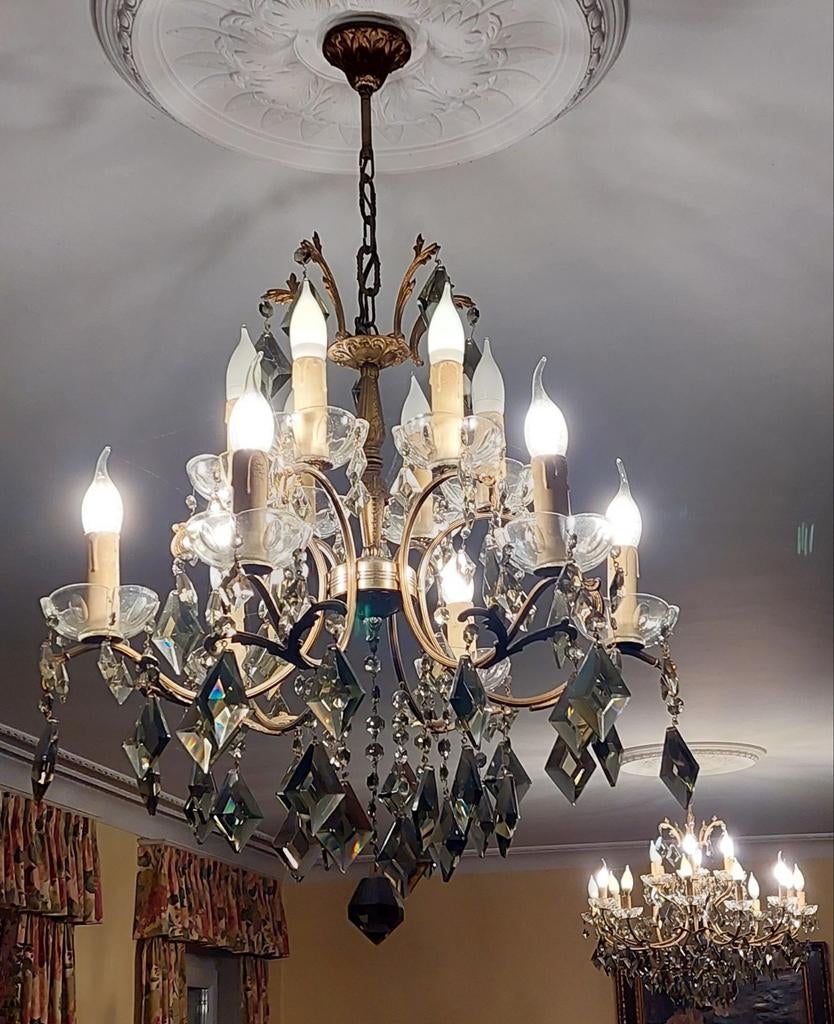 Magnifique lustre en bronze, Maison & Meubles, Enlèvement