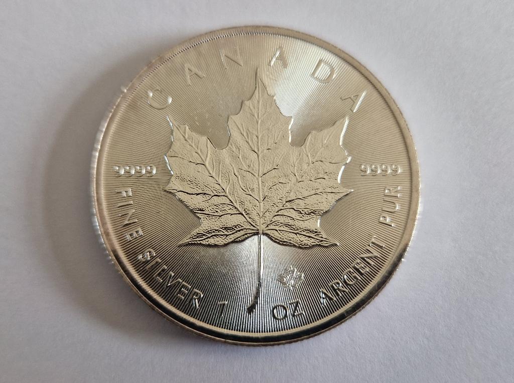 Maple Leaf  1 once troy, Enlèvement ou Envoi, Argent