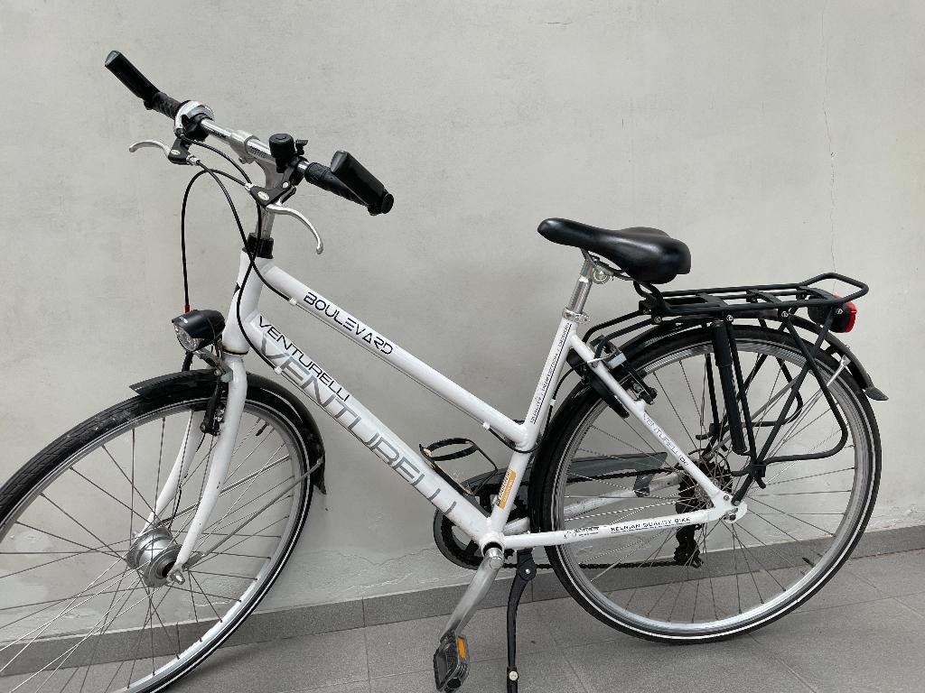 damesfiets fiets Venturelli Boulevard Sport H46 wit, Fietsen en Brommers, Gebruikt, 47 tot 50 cm, Versnellingen, Ophalen