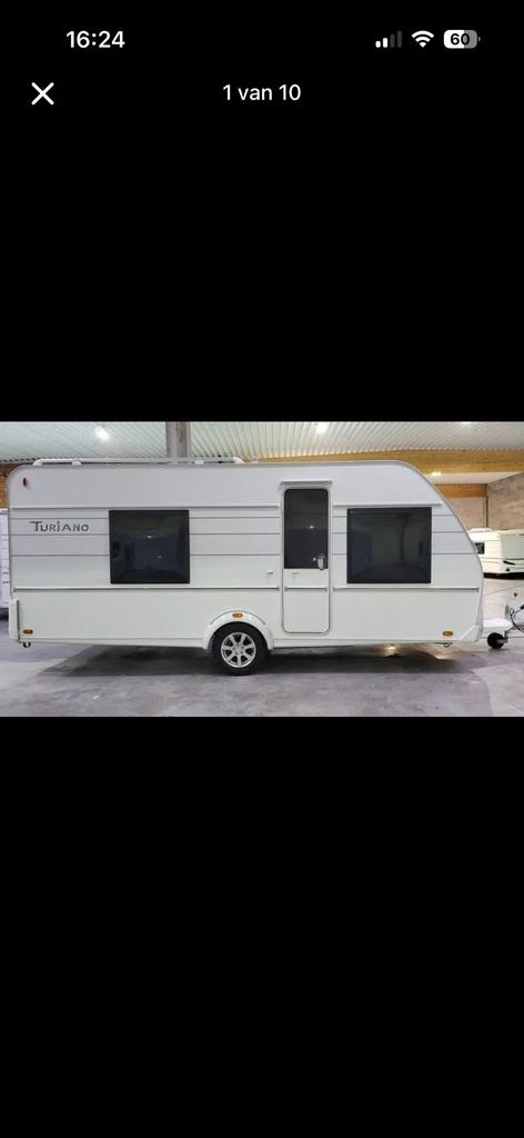 Caravane Turiano 2025, Caravanes & Camping, Caravanes, Tabbert, 5 à 6 mètres, Particulier, Siège standard