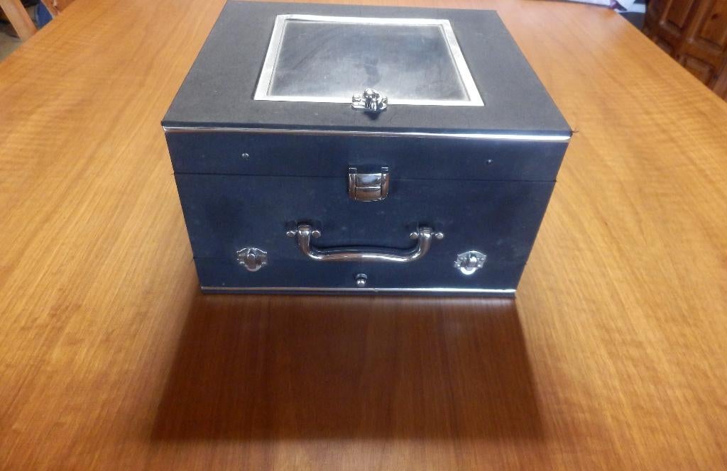 (3)- beauty case noir, Ophalen of Verzenden, Gebruikt, Zwart, Hardcase