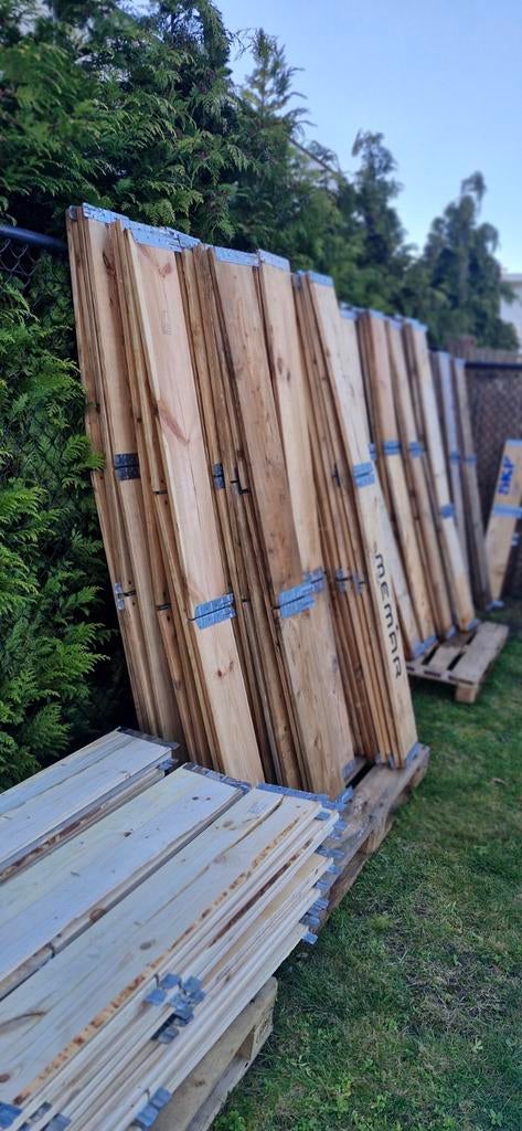 Nieuwstaat palletranden, opzetranden, moestuinbakken.  15€, Ophalen, Hout