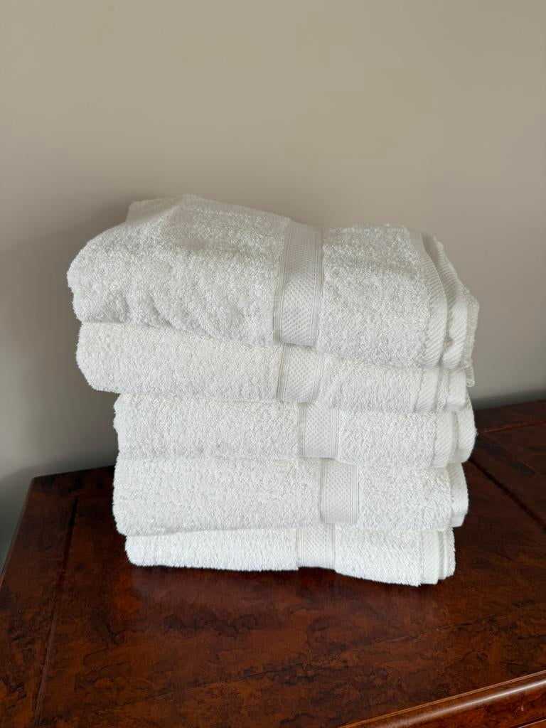 De witte lietaer luxe handdoeken 540gr/m2 100 w 150, Enlèvement ou Envoi, Neuf, Blanc