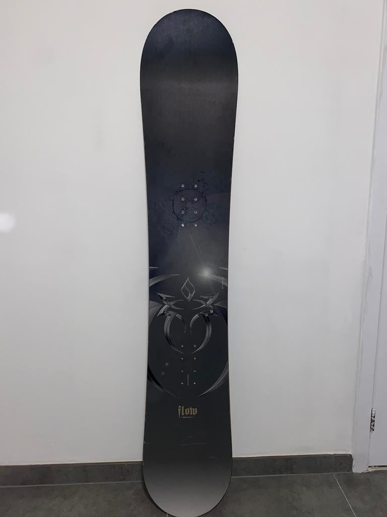 Snowboardset: Board Flow 156+SP Binding M + Tas, Ophalen, Zo goed als nieuw, Board