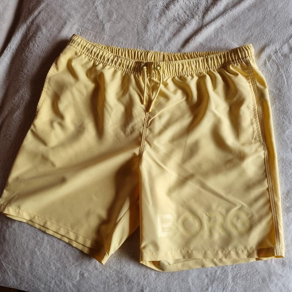 Short maillot homme, Borg, Short de bain, Autres tailles, Jaune