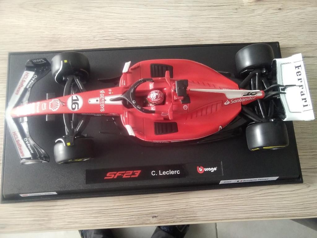 Ferrari Charles Leclerc 2023, Ophalen, Nieuw, Auto, Burago