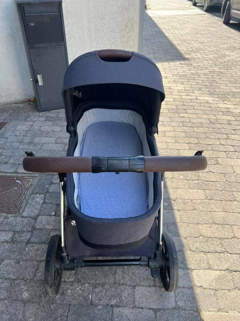 Easywalker Rudey mineral grey - 2 in 1 buggy met accessoires, Kinderen en Baby's, Gebruikt, Combiwagen, Verstelbare duwstang, Ophalen