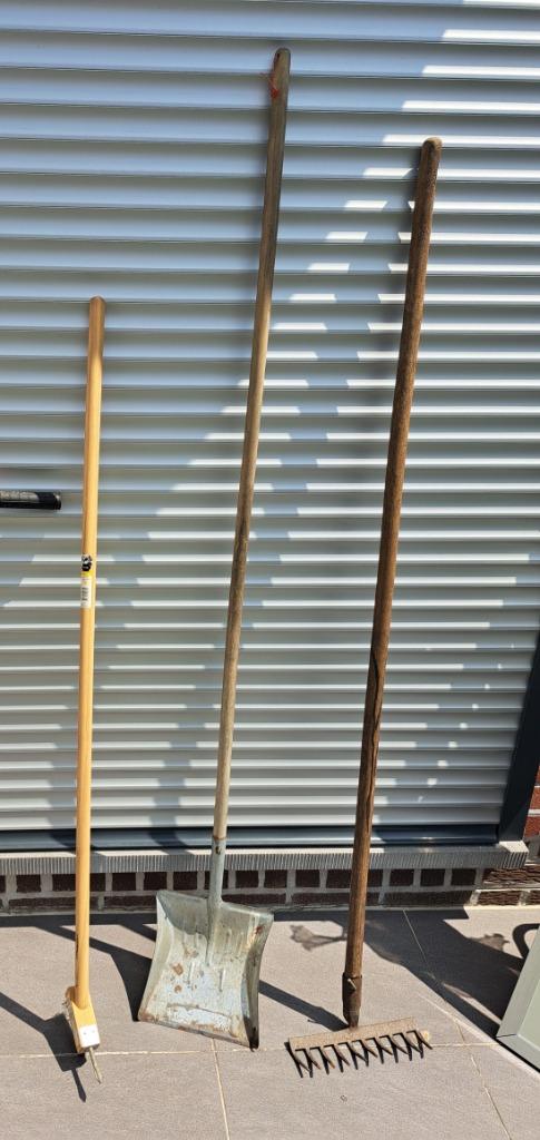 Tuingereedschap, Ophalen, Gebruikt, Hark