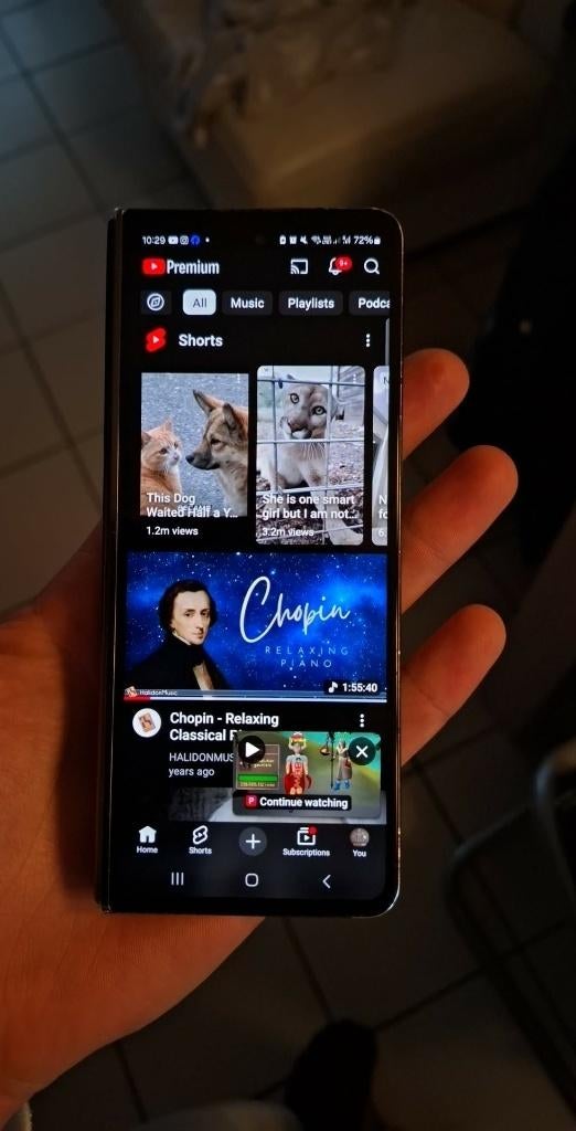 Samsung Galaxy Fold Phantom Black !, Télécoms, Téléphonie mobile | Samsung, 10 mégapixels ou plus, Enlèvement ou Envoi, Comme neuf