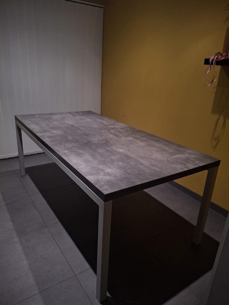 Tafel, Huis en Inrichting, Tafels | Eettafels, Metaal, Ophalen